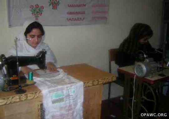 Handicraft student of OPAWC