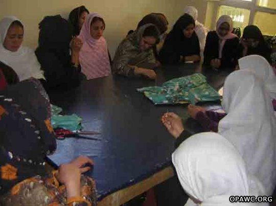 Handicraft student of OPAWC